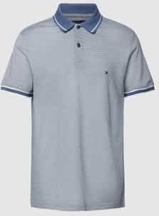 Tommy Hilfiger - Poloshirt - Katoen - Blauw - Recht Model - Polokraag