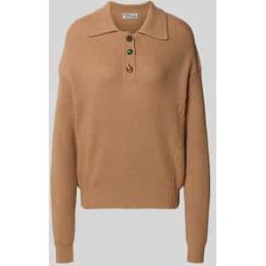 Loose fit gebreide pullover van wolmix, model 'IMETAL'