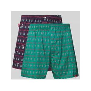 Boxershort met motiefprint, model 'Jolly Ass' in verpakking van 2 stuks