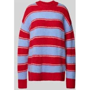 Oversized gebreide pullover met ronde hals, model 'JEANNE'