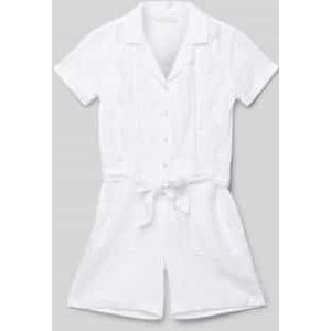 Jumpsuit met strikceintuur