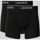 Lacoste - Boxershorts - Zwart - 3-Pack - Lange Pijp - Stretchkatoen
