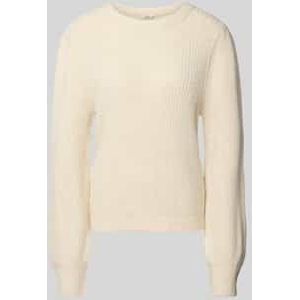 Gebreide pullover met ronde hals, model 'Farrell'