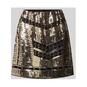 Apricot - A-lijnrok - Pailletten