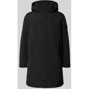 Tommy Hilfiger - Functionele Lange Jas - Effen - Regular Fit - Heren - Met Capuchon