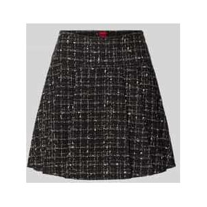 Minirok in bouclé met wol, model 'RABLUMI'