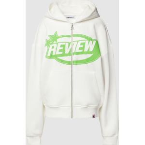 Hoodie met labelprint