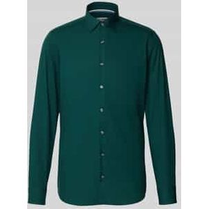 OLYMP - Level Five - Overhemd - Donkergroen - Body Fit - New York Kent