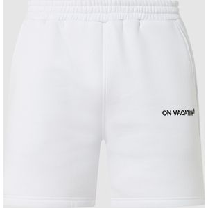 Sweatshorts met geborduurd logo