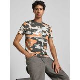 Alpha Industries - T-Shirt - Orange Grey Camo - 100% Katoen