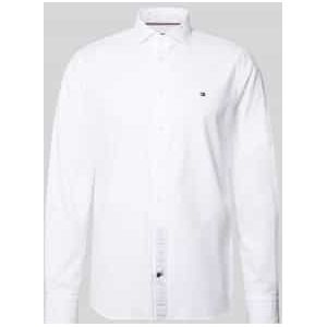 Regular fit zakelijk overhemd van puur katoen