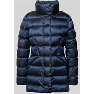 Gewatteerd jack met opstaande kraag en ritszakken