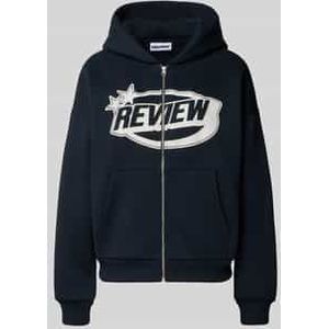 Sweatjack met logo en kangoeroezak