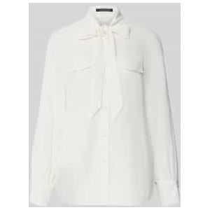 Overhemdblouse met zijde