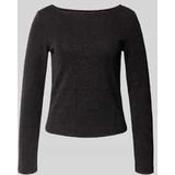 Regular fit shirt met lange mouwen en structuurmotief, model 'JINA'