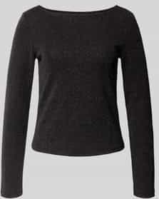 Regular fit shirt met lange mouwen en structuurmotief, model 'JINA'