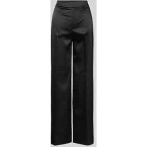 Wide leg broek met persplooien