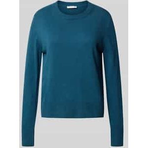 Tom Tailor - Regular Fit - Gebreide Pullover - Effen - Mix van Katoen en Kasjmier