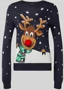 Vmfrostydeer - Gebreide Pullover - Kersttrui - Lange Mouwen - Regular Fit