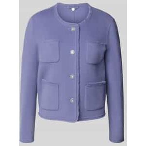 Marc Cain - Regular Fit Jack - Katoen - Ronde Hals