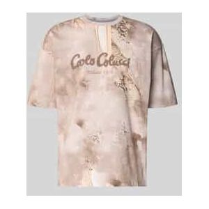 Oversized T-shirt met labelprint