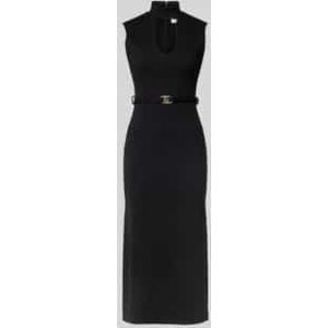 Liu Jo - Jersey Midi Jurk - Zwart - Dames