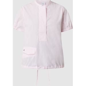 Blouseshirt met logo-applicatie, model 'Alisa'