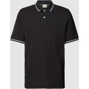 Poloshirt met contrastgarnering