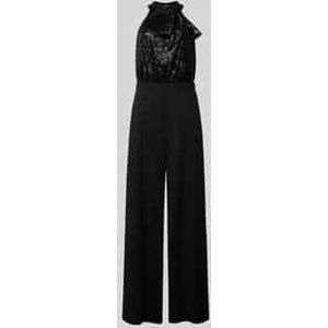 Regular fit jumpsuit met pailletten