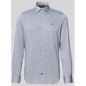 Regular fit zakelijk overhemd van puur katoen