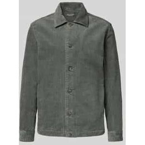 Regular fit corduroy jack van puur katoen