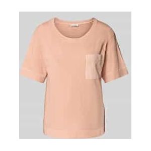 Marc O'Polo - T-shirt - Regular Fit - Effen - Met Borstzak