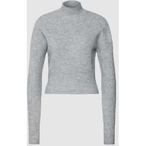 Gebreide pullover met opstaande kraag, model 'NELLA'