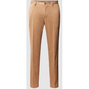 Slim fit chino met Franse steekzakken