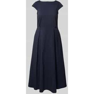 MORE & MORE - Jurk - Marine - 3/4 Lengte - Getailleerd