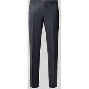 Slim fit pantalon met persplooien, model 'Lenon'