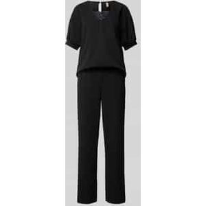 Jumpsuit met kant en strass-steentjes, model 'SIHAM'