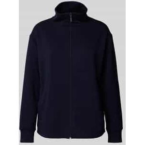 Sweatjack met opstaande kraag