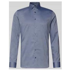 OLYMP No. Six Overhemd, super slim, New York Kent, Marineblauw