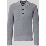 Bugatti - Polo - Donkergrijs - Heren