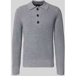 Bugatti - Polo - Donkergrijs - Heren