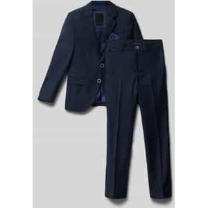 Slim fit pak met viscose