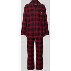 Polo Ralph Lauren Underwear - Herenpyjama - Cadeauset - Puur Katoen - Platte Kraag - Borstzak