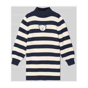 Loose fit gebreide jurk van katoenmix