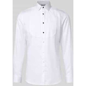 Super slim fit smokingoverhemd met kentkraag