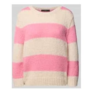 Gebreide pullover met ribboorden