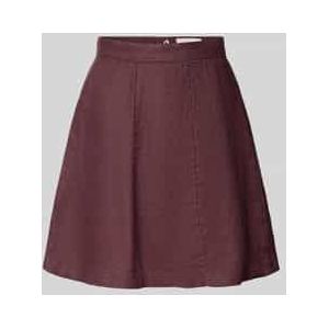 Linnen rok met knoopsluiting, model 'Naira Claritta'