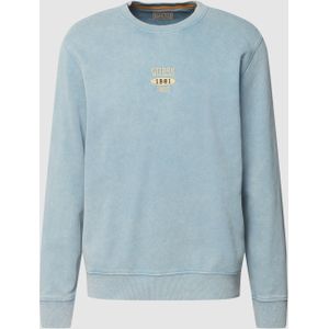 Sweatshirt met labelstitching, model 'USTIN'