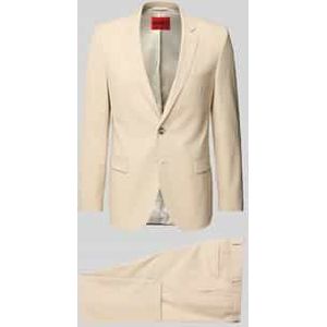 Slim fit pak met klepzakken, model 'Arti/Hesten232X'