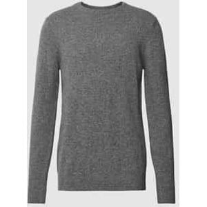 Regular fit gilet van een mix van wol en linnen met zijde